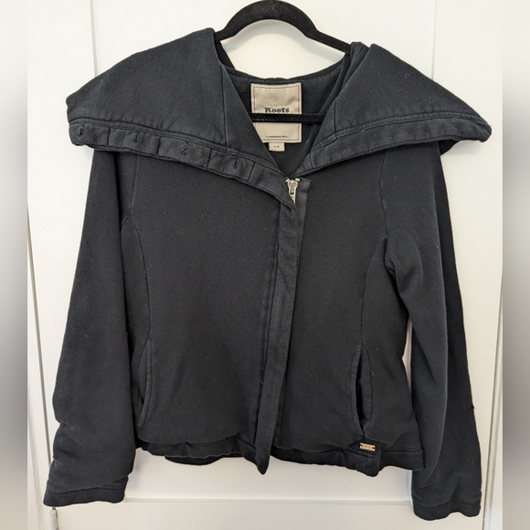 Vintage Roots Full Zip Cowl Neck Heavy Sweater Size Large - Picture 8 of 8